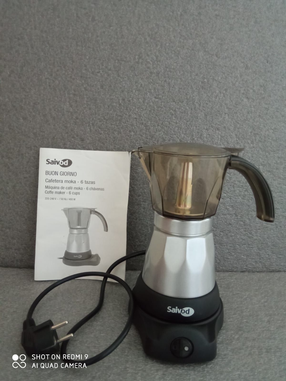 Cafeteira italiana elétrica Saivod usada