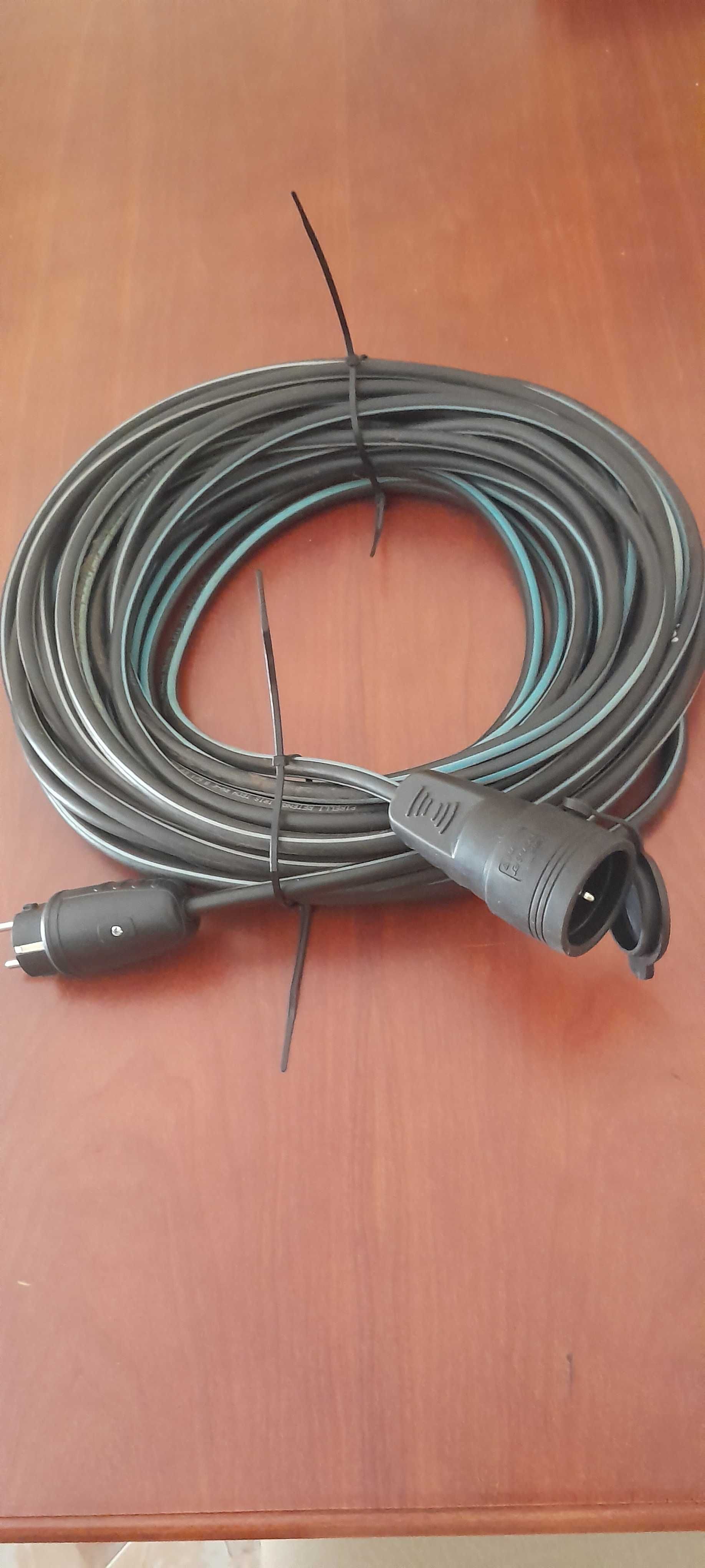 Extensão de Cabo C/10 Metros, 16A 250V, Novo
