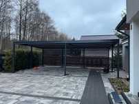 Carport/Wiata samochodowa 600 cm x 600 cm - Różne konfiguracje