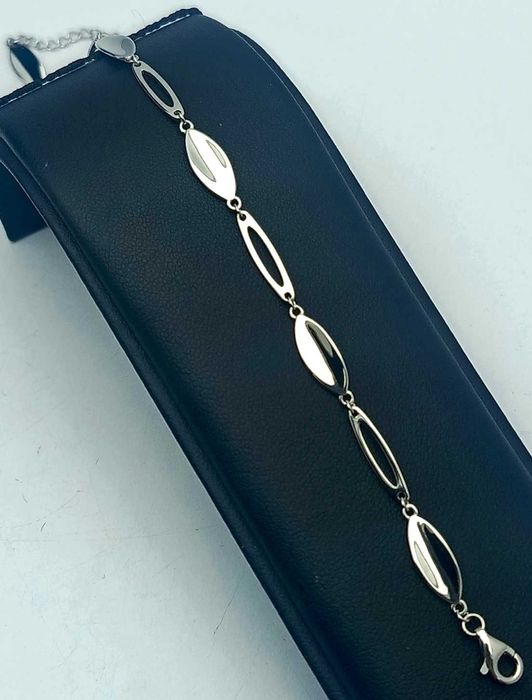 Elegancka Srebrna Bransoletka 4,11g p925 21cm