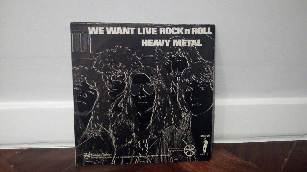 Vanadium - We Want Live Rock n Roll / Heavy Metal 7" Single