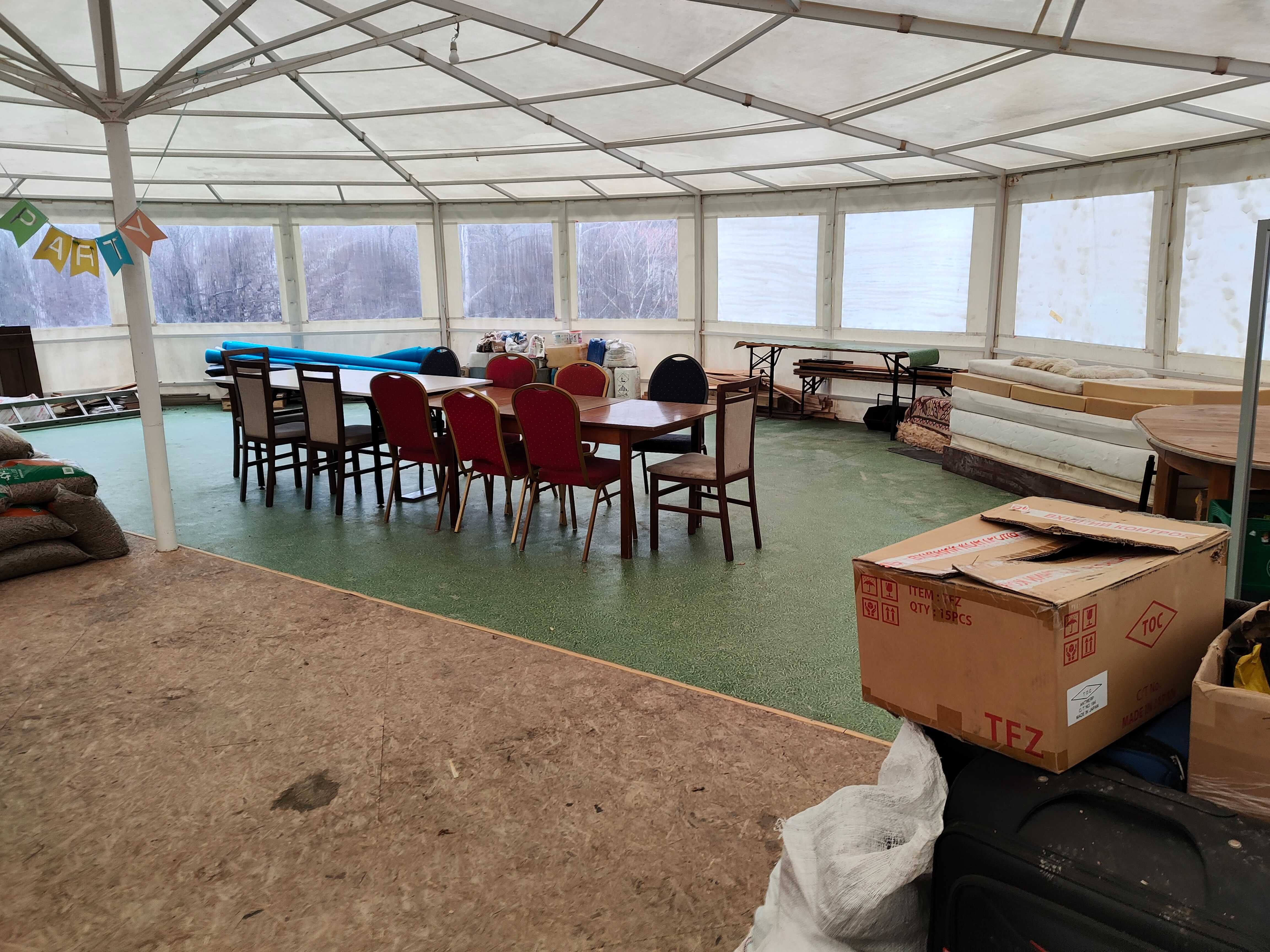 magazyn, wiata, namiot 140 m2