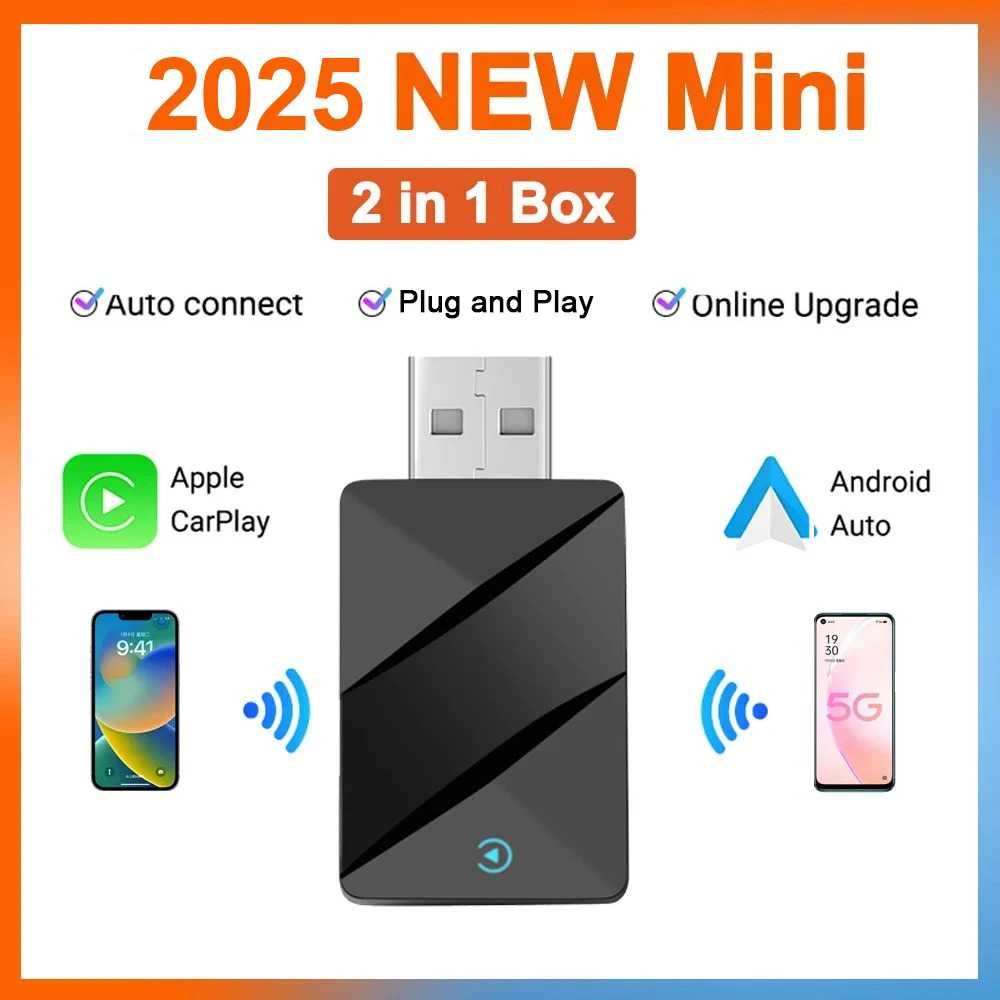 Adapter USB dla bezprzewodowego Carplay i Android Auto