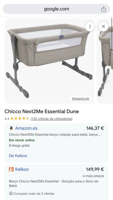 Next 2 me - cama bebe chicco