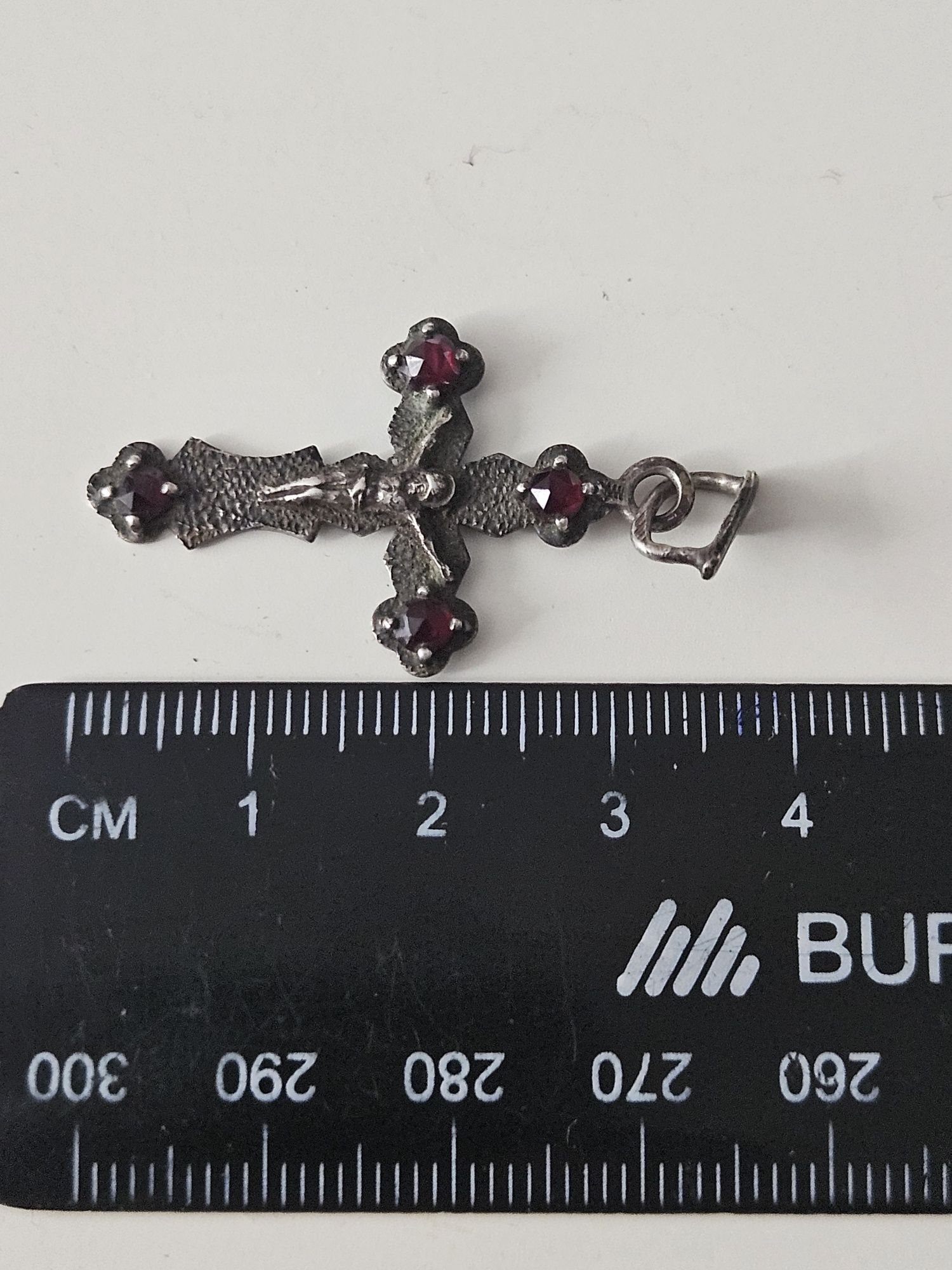 Крестик серебро 875 проба.