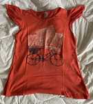 T shirt laranja vintage rapariga 13 14 anos Zara Kids