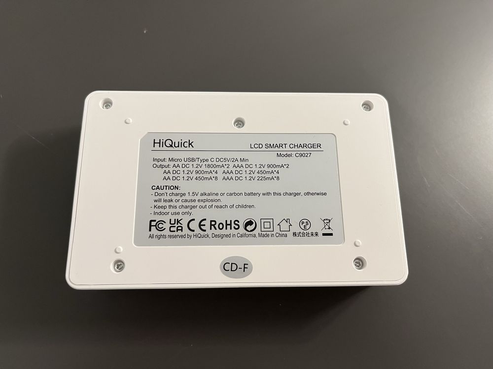 HiQuick LCD ładowarka do baterii