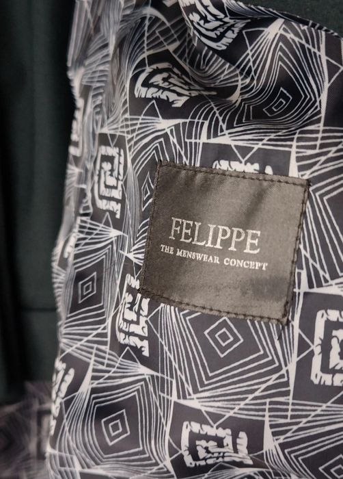 Garnitur męski butelkowa zieleń r. L