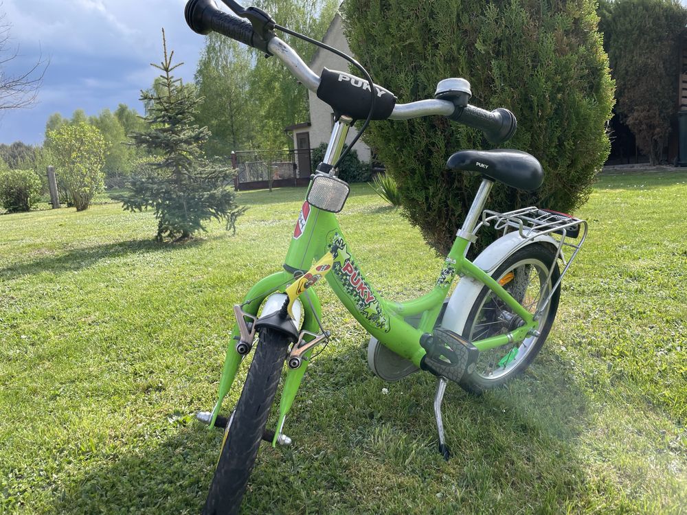 Puky 16 cali zielony rower dziecięcy