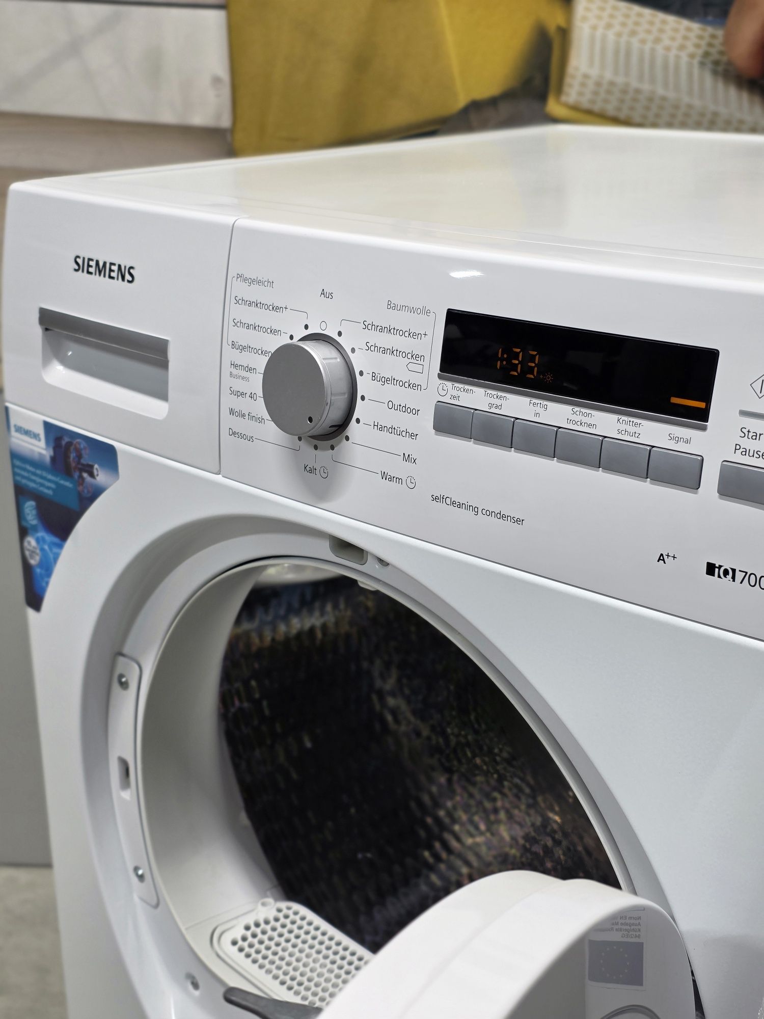 Сушильна машина SIEMENS iQ700 тепловий насос  A++ 8КГ Germany