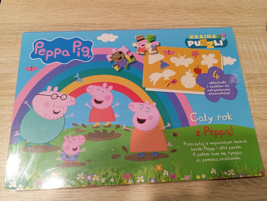 Książeczka puzzle Peppa pig