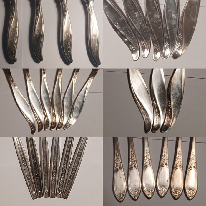Komplet srebrnych sztućców HEWRA – 32 sztuki – elegancja, klasa