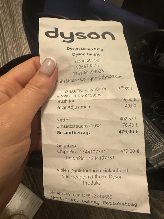 Фен для волосся Dyson Supersonic HD07