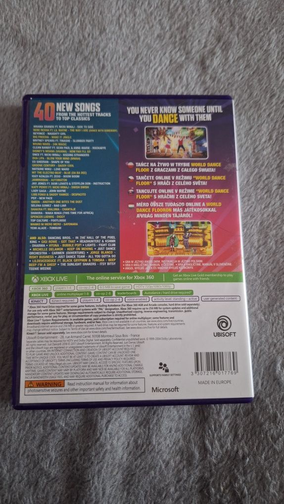 Gra Just Dance 2018 na xbox 360 kinect