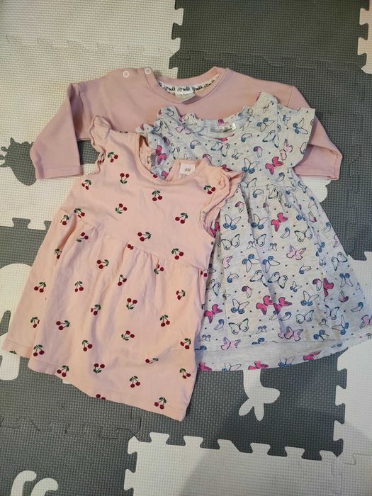 Zestaw ubranek dla dziewczynki rozmiar 80