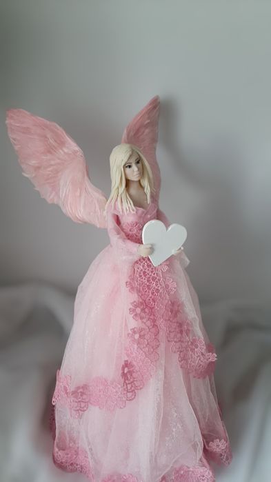 Anioł stróż ,  powertex, prezent, święta Bożego Narodzenia, handmade