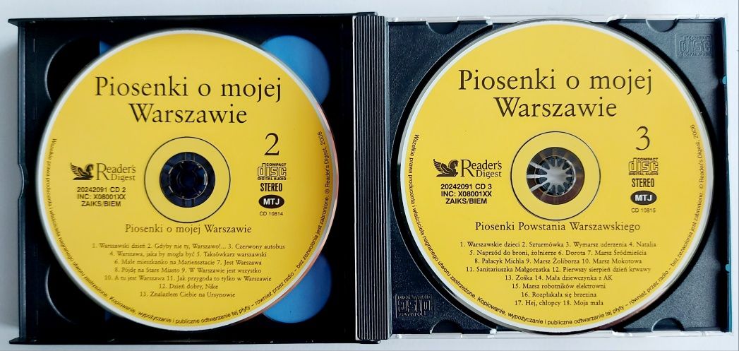 Piosenki O Mojej Warszawie 3CD Box 2008r