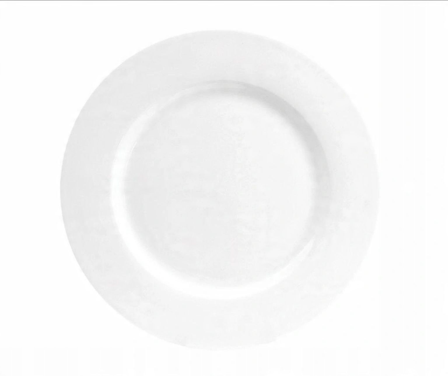 Amazon Basics biały porcelanowy talerz deserowy o średnicy 19 cm