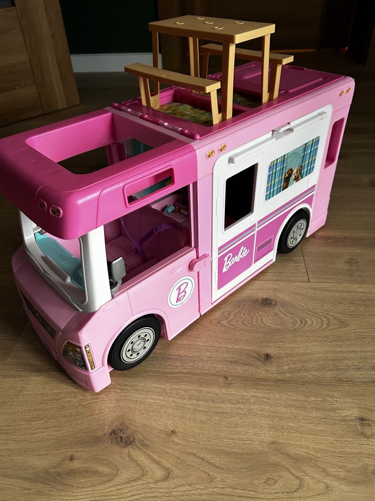 Barbie camper ze snów+ akcesoria