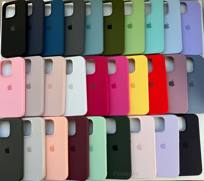Чохол на айфон 15 про макс Silicone Case білий | Чехол для iphone