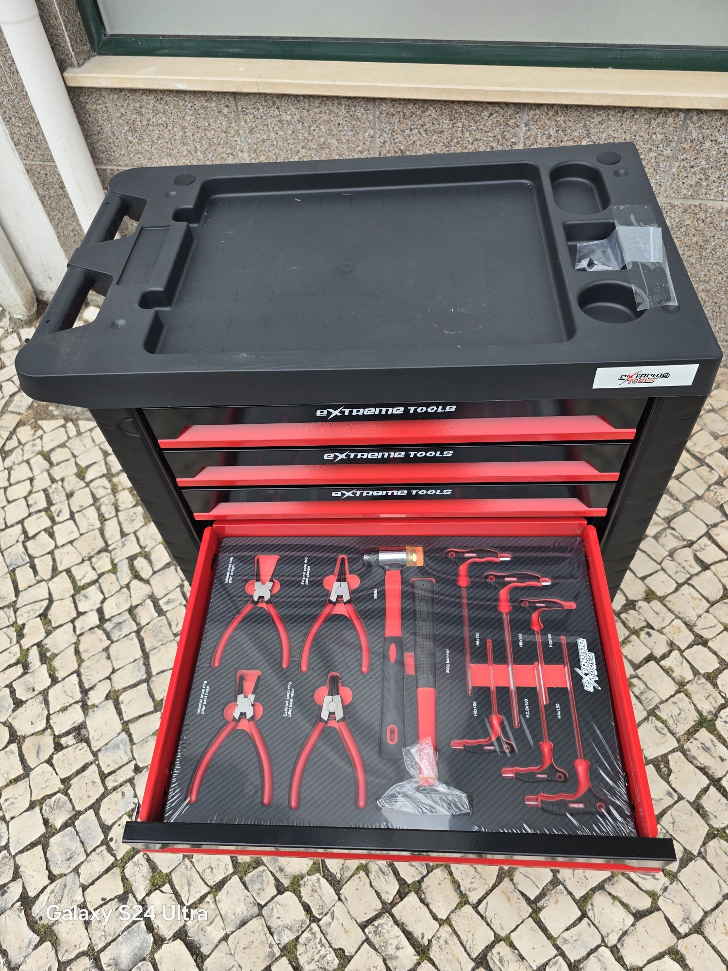 Carinho De ferramenta de 6 gavetas 4 completas Kraft müller novo