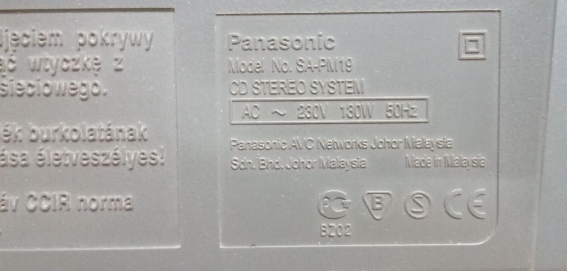 Panasonic SA-PM19 140W