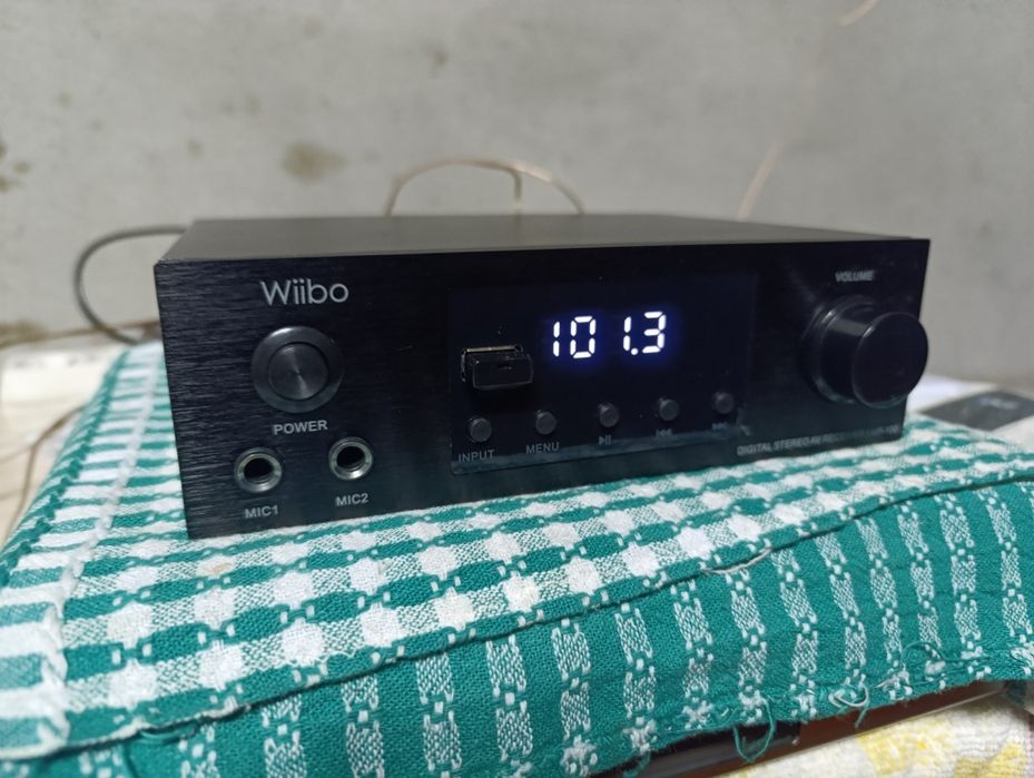 Mini amplificador MP3, USB, radio.