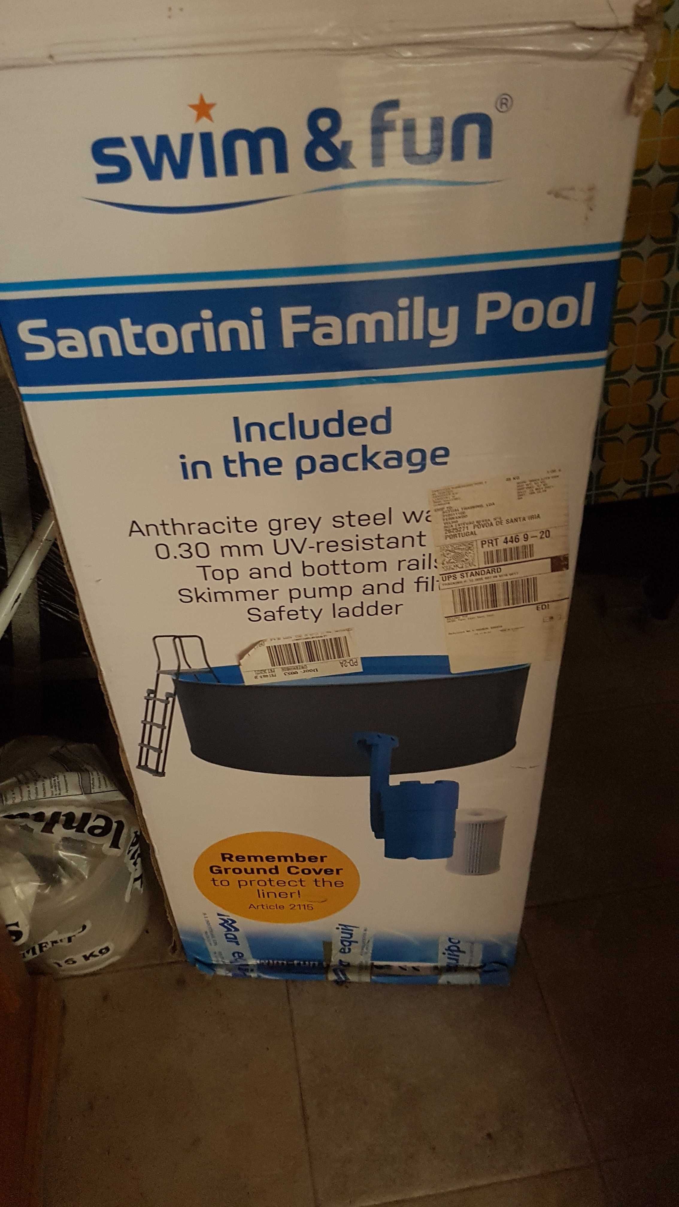 Piscina em aço inoxidável
