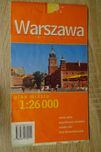 Mapa turystyczna WARSZAWA - papierowa