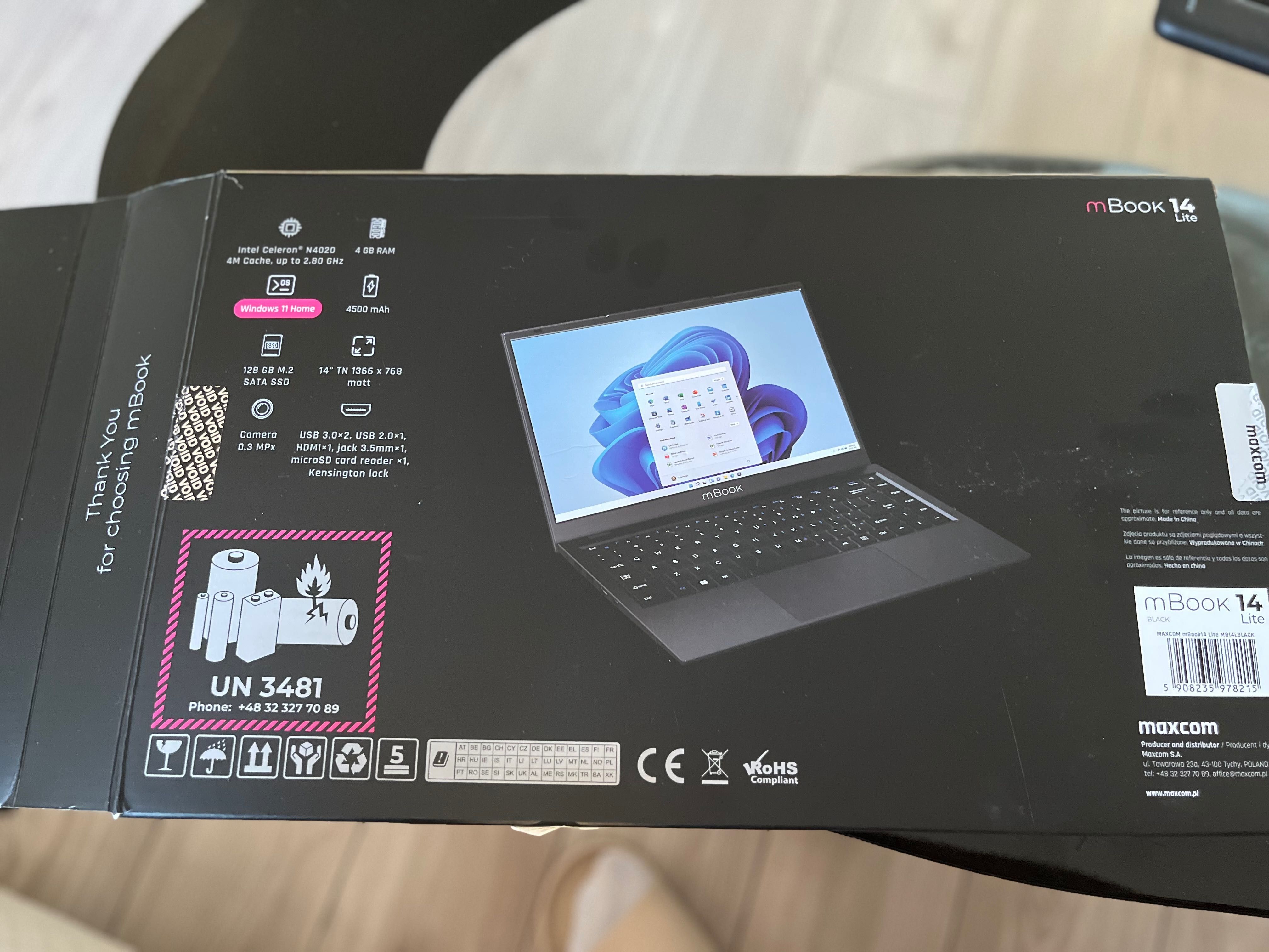 Laptop Maxcom mbook 14 Lite