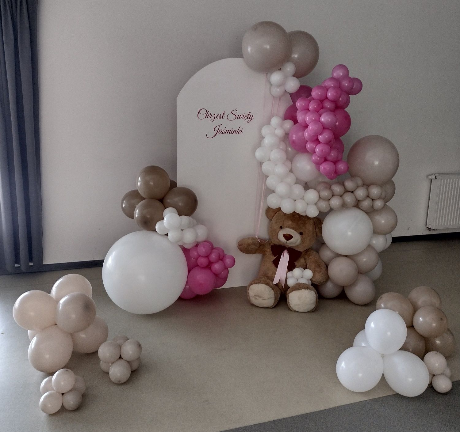 ścianka balonowa , dekoracja na urodziny, chrzciny...