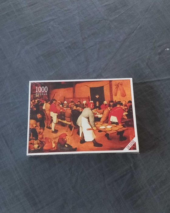 Puzzle de 1000 peças "The Peasant Wedding".  Novo.