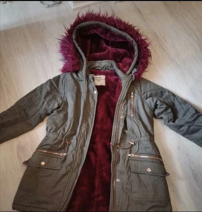 Kurtka dziewczęce zimowa