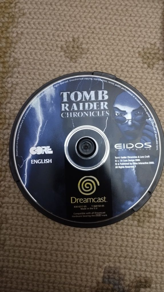 Tomb Raider Chronicles Sega Dreamcast