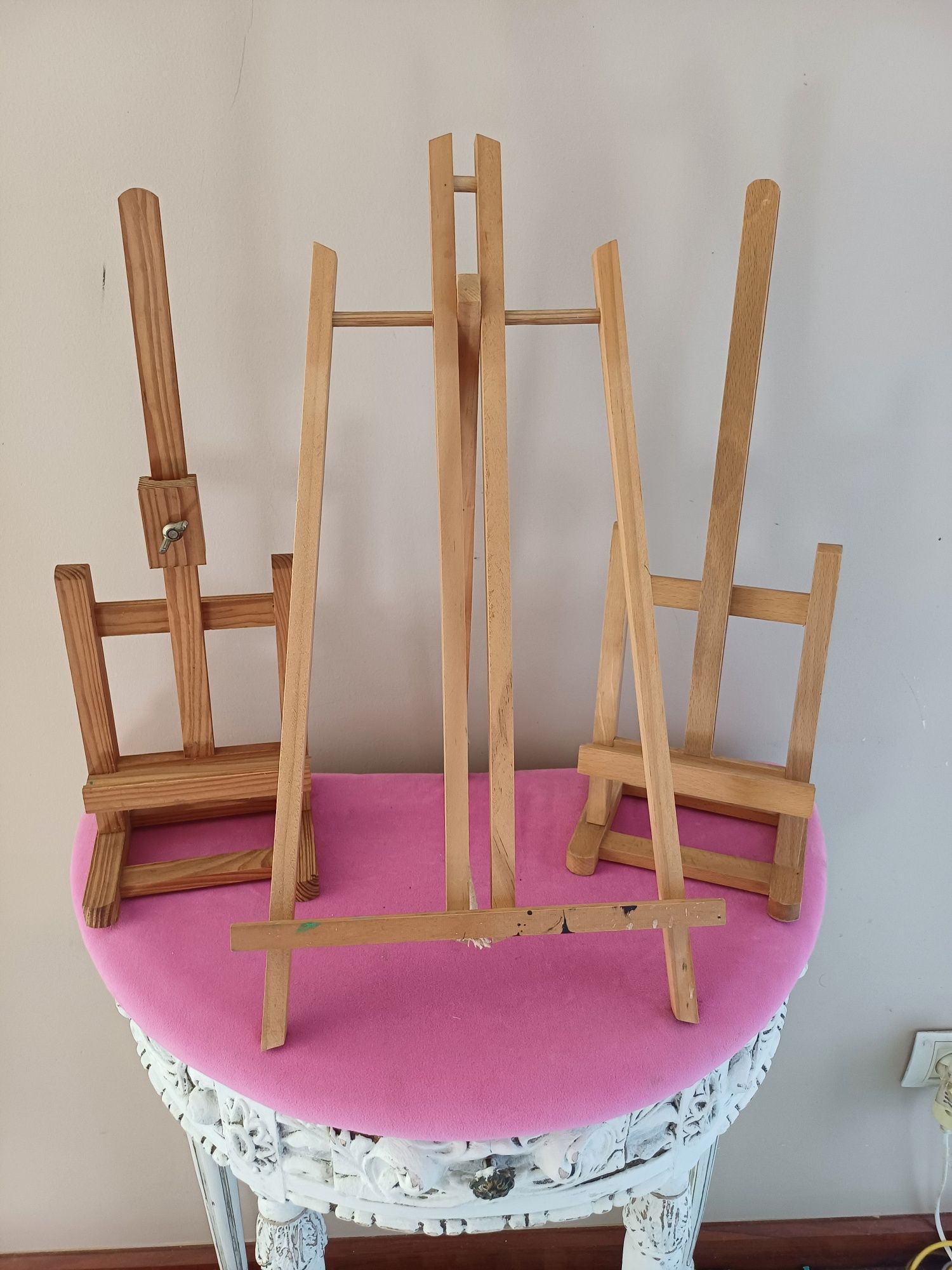3 cavaletes para pintura
