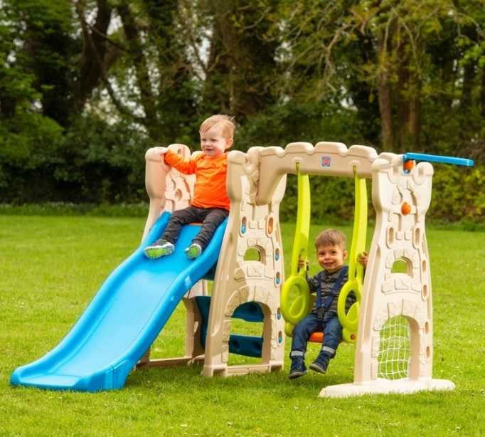 Huśtawka zjeżdżalnia plac zabaw dla dzieci zjeżdżalnia