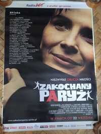 Zakochany Paryż plakat filmowy oryginalny