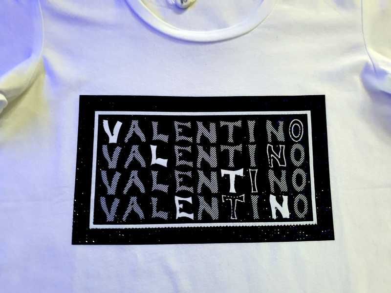 Valentino t-shirt bluzka roz L nowa z metką