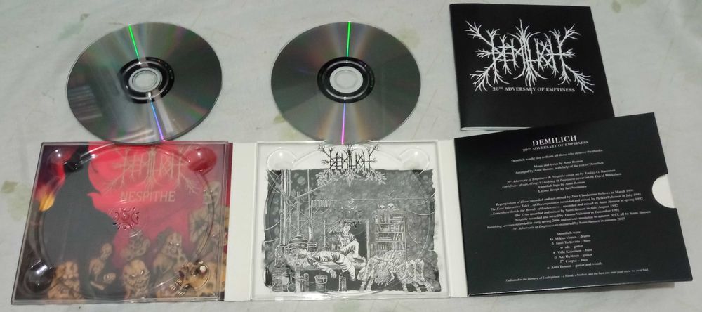 Demilich - 20th Adversary of Emptiness (2014) Digipak 2 CDs