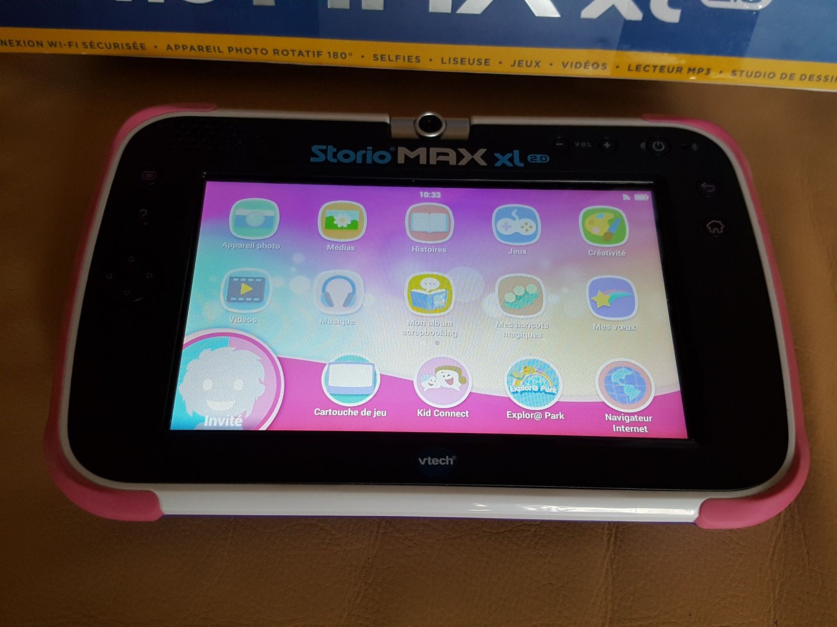 Tablet dla dzieci VTech Storio MAX XL 2.0, różowy