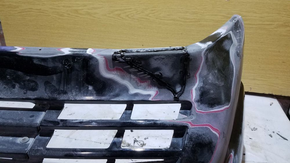 Ремонт бампера  фар пайка пластика сварка пластмас мото авто