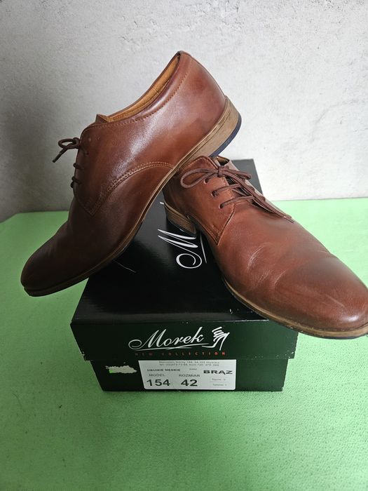 Buty eleganckie Morek roz. 42 1 x użyte