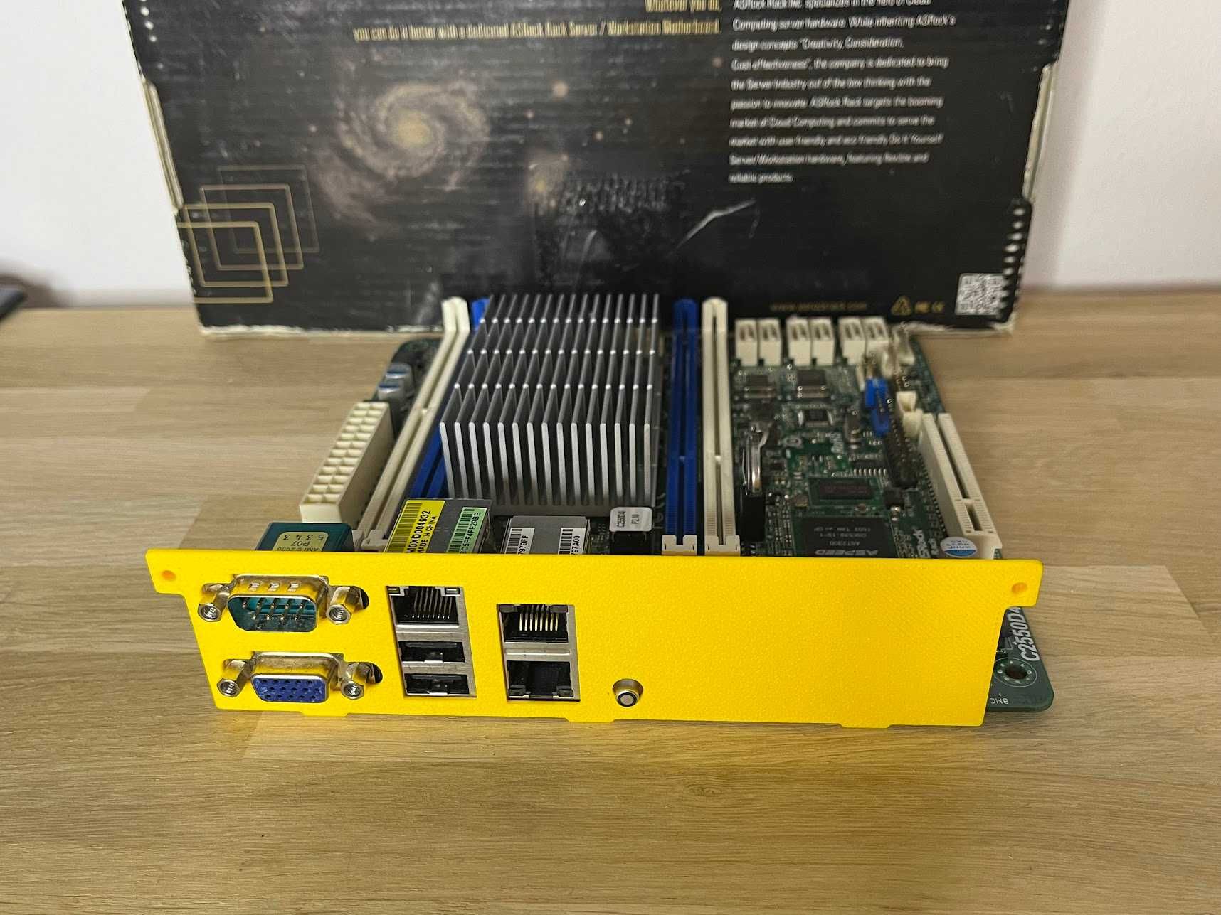 ASRock C2550D4I ITX IPMI 12x SATA server serwer