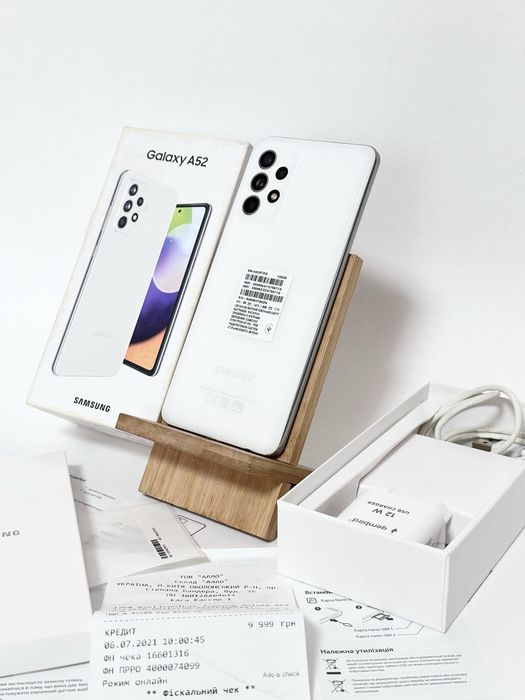 128Gb Samsung A52 Ідеальний стан! Чек! Комплект! Гарантія!