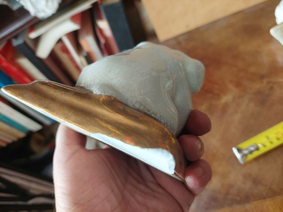 Esculturas porcelana buldog