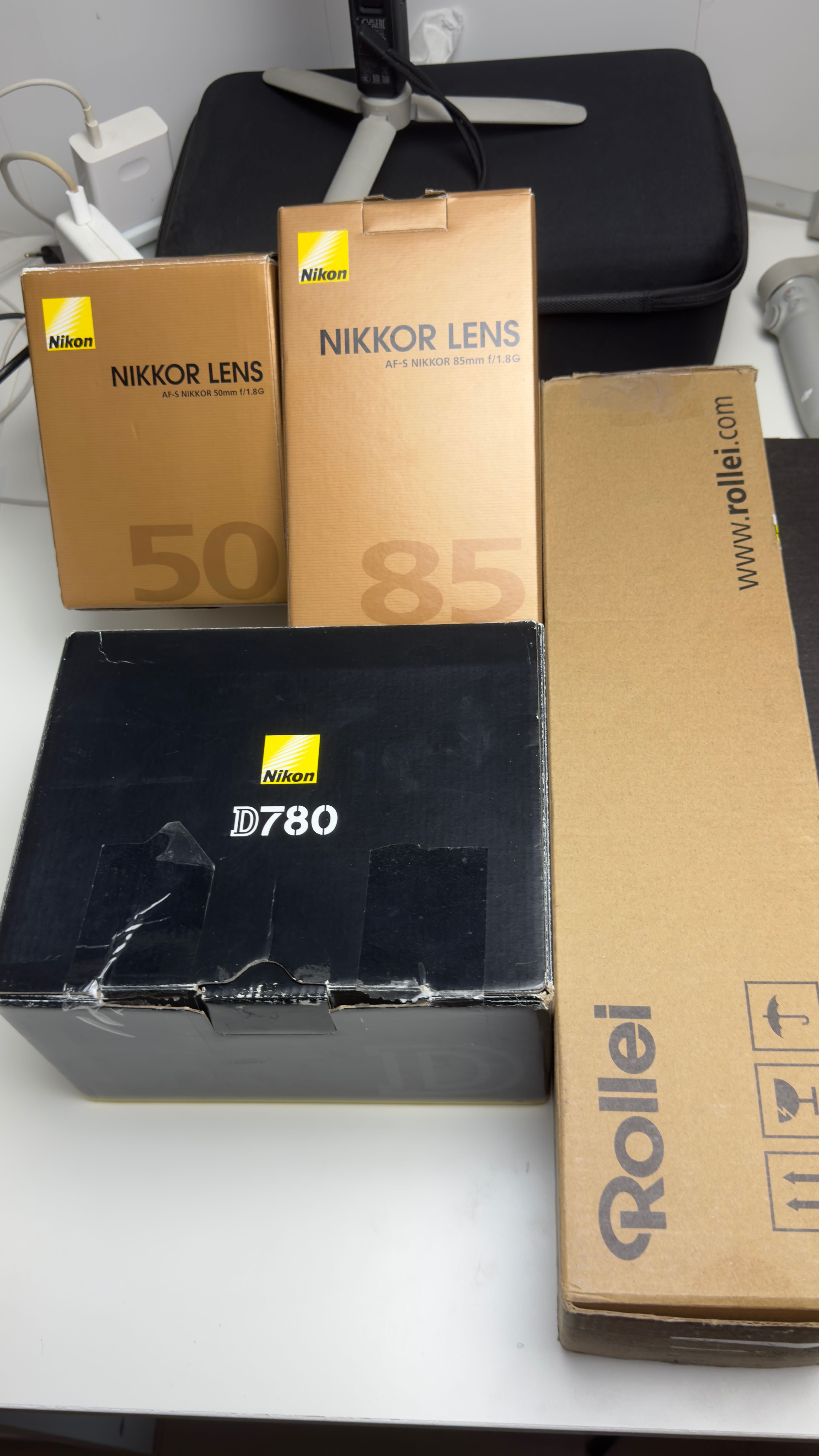 Nikon D780 Photography full Setups with 02 lens tripods and more