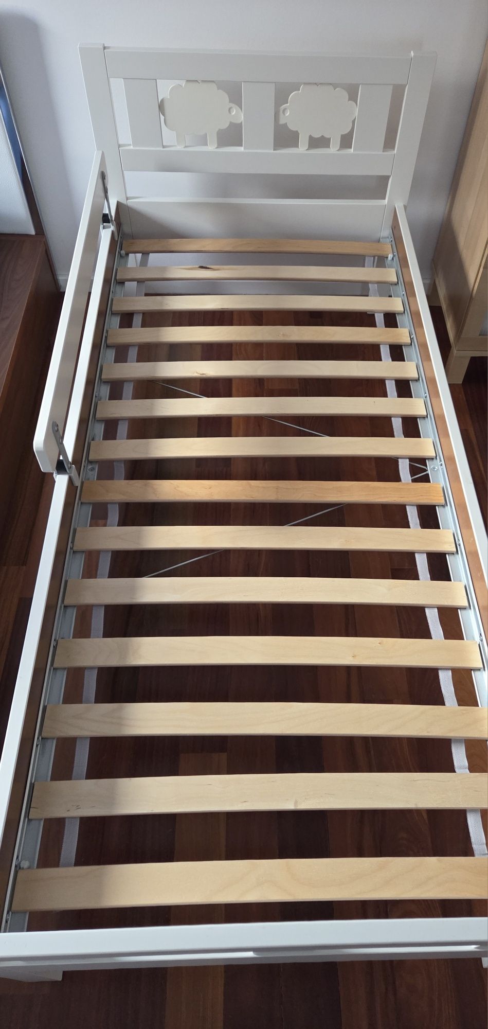 Łóżko dziecięce IKEA Kritter + materac 70x160