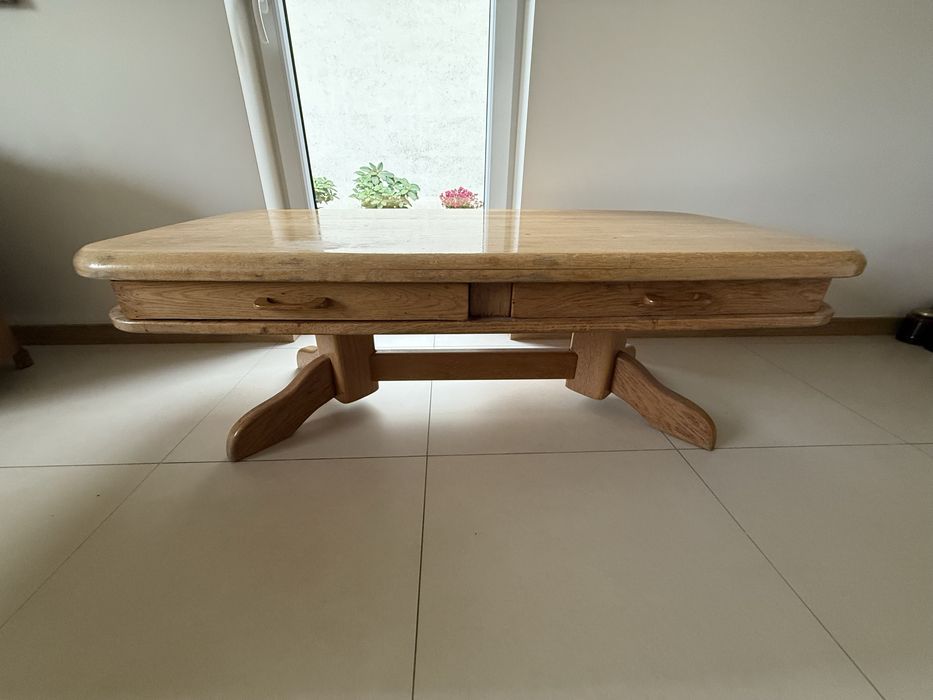 Stół dębowy 140x70x50 – solidny, elegancki, naturalne drewno
