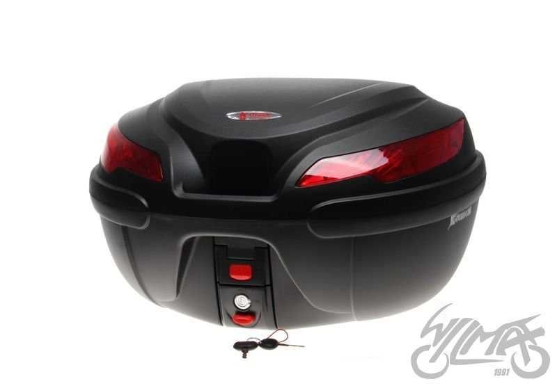 KUFER K-MAX z płytą montażową 50L na dwa kaski