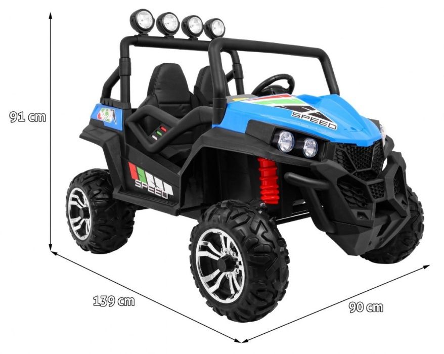 WIELKIE AUTO BUGGY! Jeep 4x4 na akumulator 2os dla dzieci NOWY WYSYŁKA